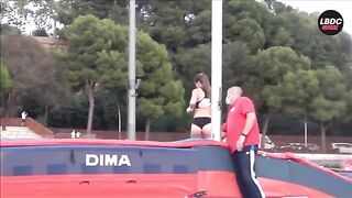 Sexy Shorts: Pole vaulter with an amazing... technique #4
