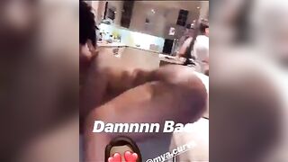 Booty Clapping: Mya Curvz clapping them cheeks #3