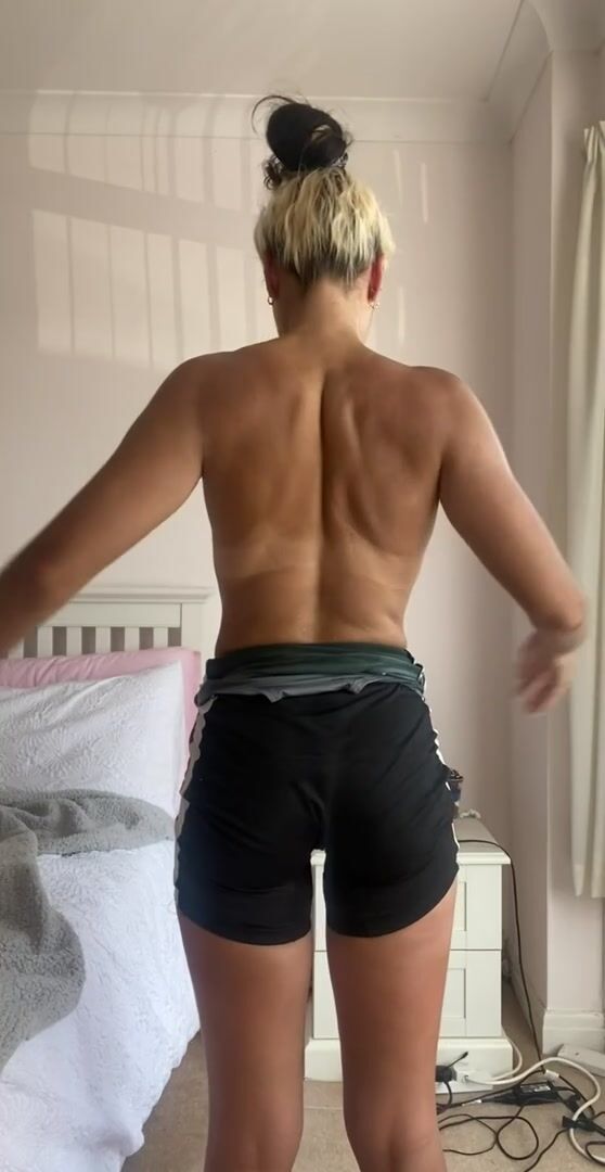 Help me out of these sweaty shorts?