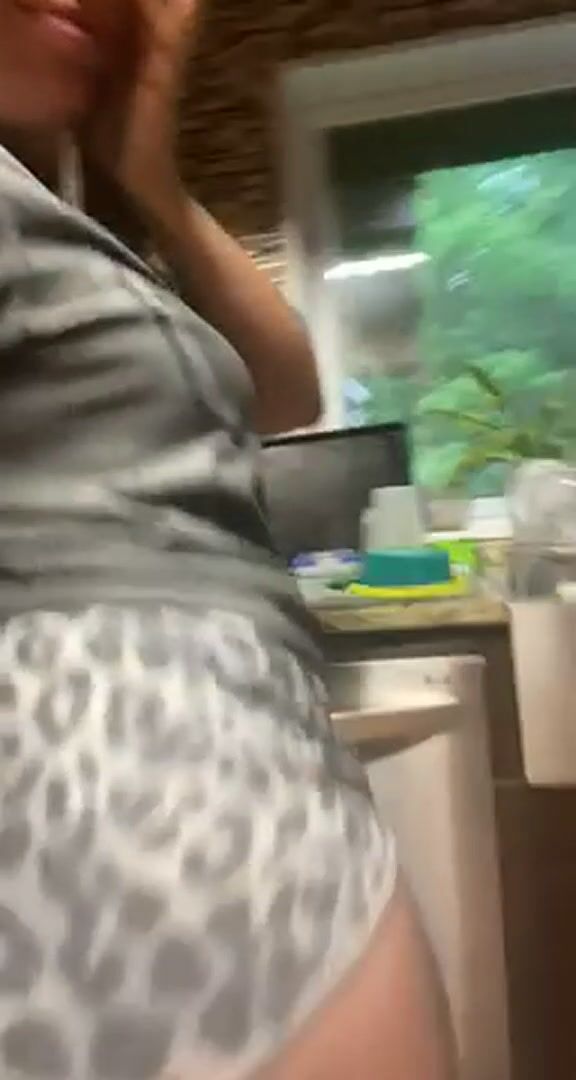I always wear booty shorts at home
