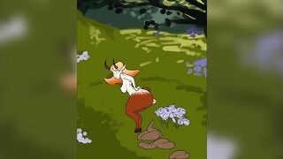 Big Booty Girl Farts: Half female Half deer #2
