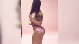 Big Black Ass: Only wearing cake icing #4