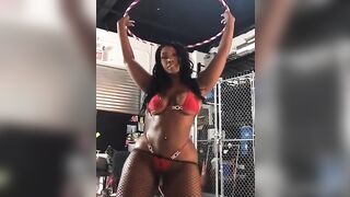 Big Black Ass: Hula hoop girl #4