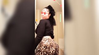 Big Black Ass: Pretty bitch dancing #4