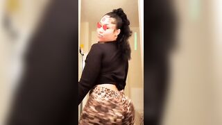 Big Black Ass: Pretty bitch dancing #2