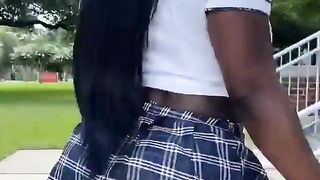 Big Black Ass: Happy Return to School ♥️♥️ #3