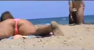 You Like my holes on the beach? ????