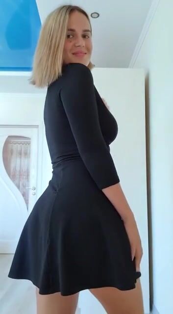 what does the black dress hide? =)