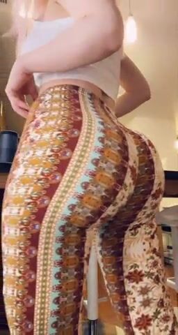 Attempting to shake my booty