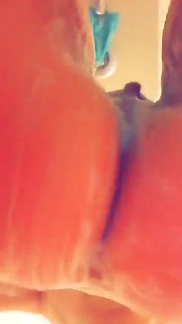 My ass is in the shower