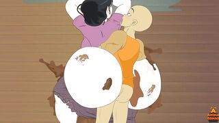 Big Booty Girl Farts: Dirty mess♥️♥️ #4