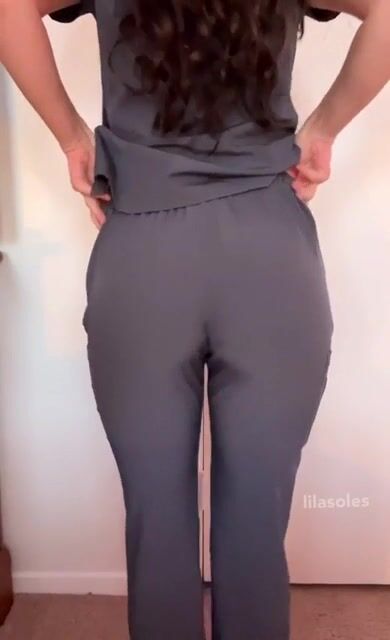 I hope you like the thong I wore under my scrubs for you