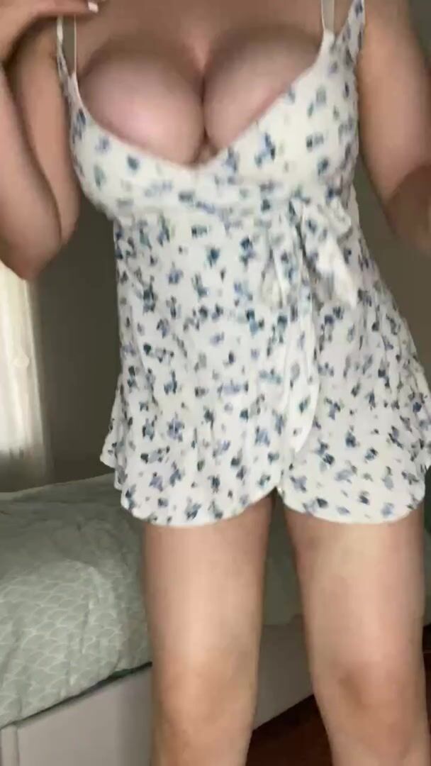 I may have a small booty but I think my big breast makes up for it