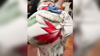 Ass Claping: Ass clap in dress #4