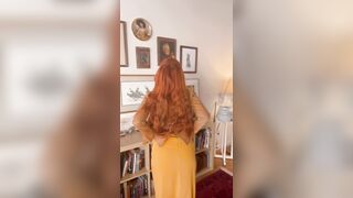 Off to work. Hopefully my plump butt doesn’t split my new skirt in two.