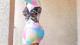 Phat Booty Cuties: Tie dye booty #2