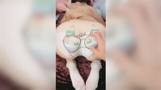 Phat Ass White Girls: Do you like the little unicron panties on my PAWG ASS! 18 years old Abriebaby #3