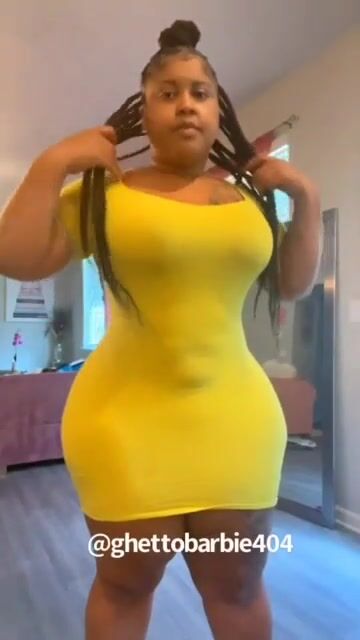Shaking that ass out of the dress