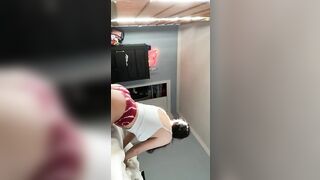 Phat Ass White Girls: giving us a show #2