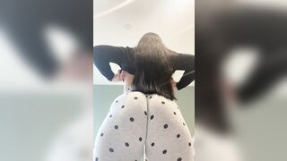 Small Tits and Big Ass: Do you like my pyjamas? #4