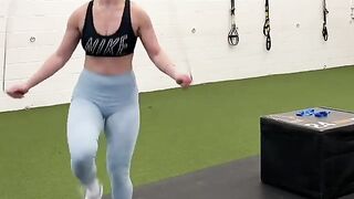 Fitness Butts: Busty ThickFit Skipping #2