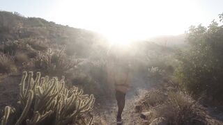 Butt Plugs: Hiking in lingerie back to camp while wearing my plug. So fun! #3