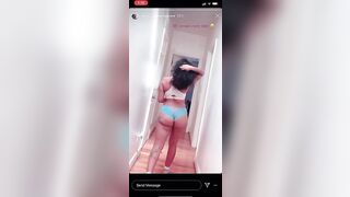 Big Donkey Booties: Beautiful chocolate ass in lingerie #4