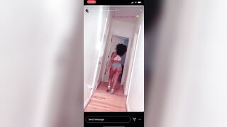 Big Donkey Booties: Beautiful chocolate ass in lingerie #2